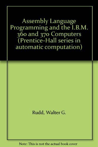 Immagine dell'editore per Assembly Language Programming and the IBM 360 and 370 Computers venduto da ThriftBooks-Dallas