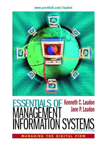 Imagen de archivo de Essentials of Management Information Systems: Managing the Digital Firm a la venta por Anybook.com