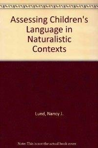 9780130496683: Assessing children's language in naturalistic contexts