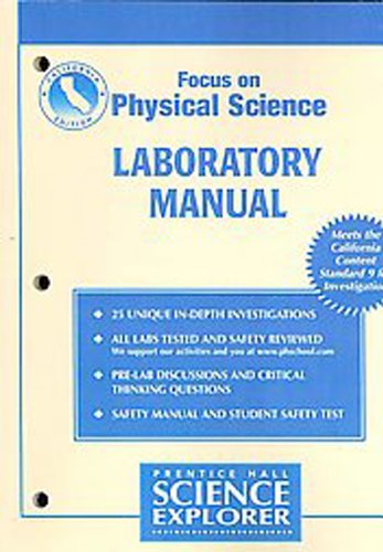 9780130503138: Focus on Physical Science, California Edition