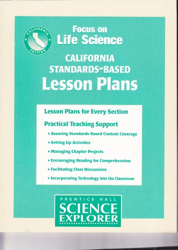 Stock image for Focus on Life Science; Grade 7; California Standardized-Based Lesson Plans (Prentic Hall Science Explorer) Calif. Edition for sale by ThriftBooks-Atlanta