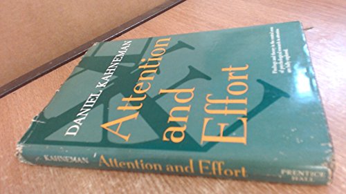 9780130505187: Attention and Effort (Experimental Psychology S.)