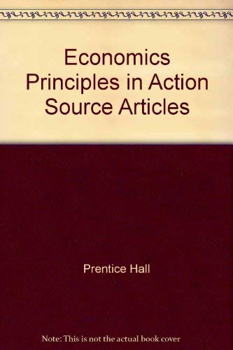 Imagen de archivo de Economics Principles in Action Source Articles a la venta por Nationwide_Text