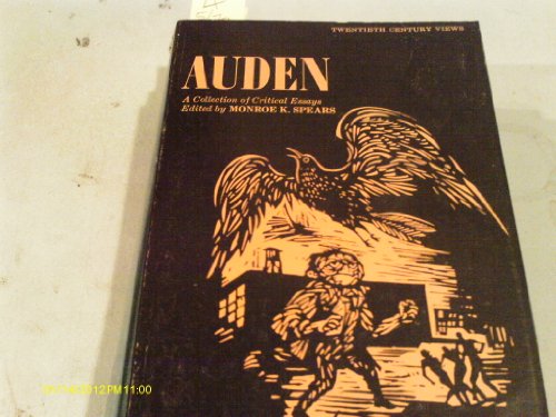 Beispielbild fr Auden: A Collection of Critical Essays (20th Century Views) zum Verkauf von WorldofBooks