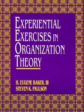 Stock image for Experiential Exercises in Organization Theory for sale by Basement Seller 101