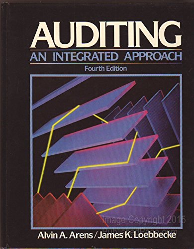 Beispielbild fr Auditing, an integrated approach (Prentice Hall series in accounting) zum Verkauf von Wonder Book