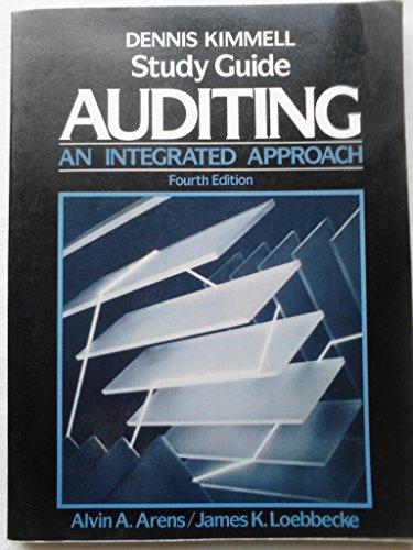 Imagen de archivo de Auditing: An Integrated Approach: Study Gde a la venta por Bookmans