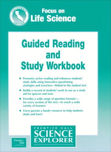Stock image for Prentice Hall Science Explorer Focus on Life Science - California Edition, Guided Reading and Study Workbook for sale by Wizard Books
