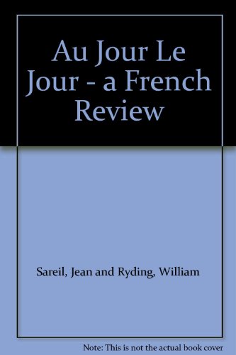 9780130529510: Au Jour Le Jour - a French Review