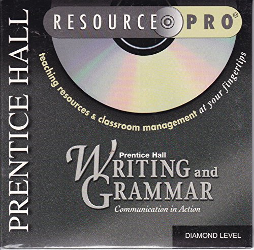 Beispielbild fr Writing And Grammar, Communication In Action, Diamond Level: Resource Pro CD-ROM: Original Wraps (2001 Copyright) zum Verkauf von ~Bookworksonline~