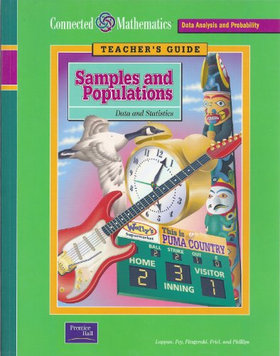 Beispielbild fr Samples and Populations: Data and Statistics- Teacher's Guide, Grade 8 (Connected Mathematics) zum Verkauf von SecondSale