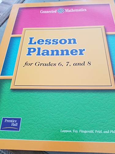 9780130531391: Lesson Planner for Grades 6, 7 & 8: Connected Mathematics