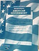 Imagen de archivo de Magruders American Government Program Overview with Pacing Guides a la venta por Nationwide_Text