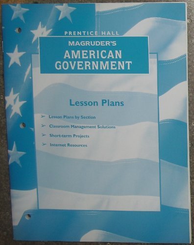 Stock image for Lesson Plans (MacGruder's American Government) for sale by Allied Book Company Inc.