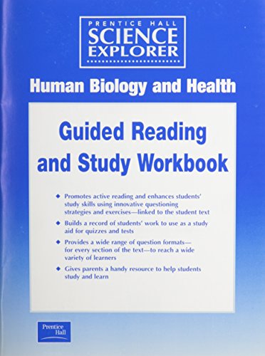 Stock image for SCIENCE EXPLORER 2E GUIDED STUDY WORKBOOK STUDENT ED HUMAN BIOLOGY & HEALTH 2002C for sale by Georgia Book Company