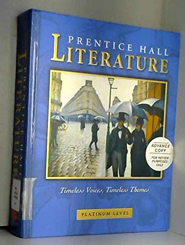 Stock image for PRENTICE HALL LITERATURE TIMELESS VOICES TIMELESS THEMES 7TH SE GR 10 2002C for sale by Gulf Coast Books