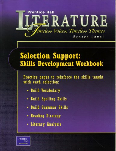 Imagen de archivo de Prentice Hall Literature Timeless Voices Timeless Themes 7th Edition Selection Support Workbook Grade 7 2002c a la venta por ThriftBooks-Atlanta