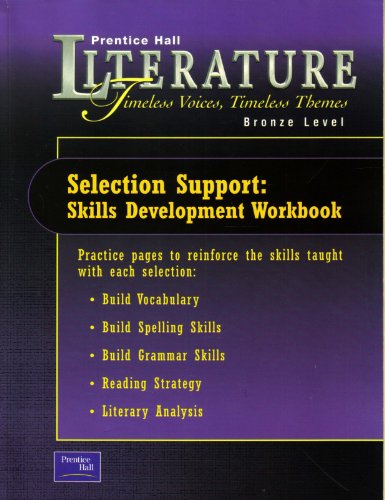 Stock image for Prentice Hall Literature Timeless Voices Timeless Themes 7th Edition Selection Support Workbook Grade 7 2002c for sale by ThriftBooks-Atlanta