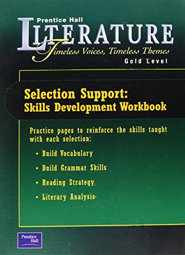 Imagen de archivo de Prentice Hall Literature Timeless Voices Timeless Themes 7th Edition Selection Support Workbook Grade 9 2002c a la venta por ThriftBooks-Dallas