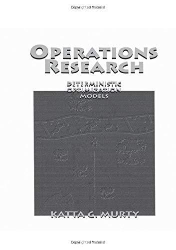 Beispielbild fr Operations Research: Deterministic Optimization Models zum Verkauf von Bill's Books