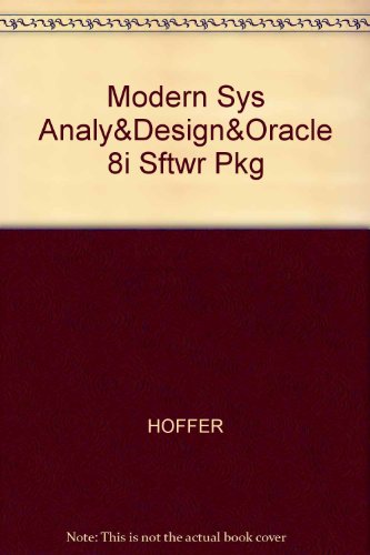 9780130569028: Modern Sys Analy&Design&Oracle 8i Sftwr Pkg