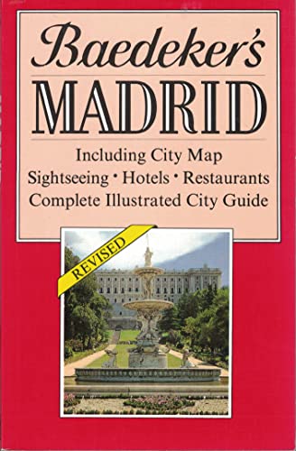 Beispielbild fr Baedeker's Madrid zum Verkauf von Wonder Book