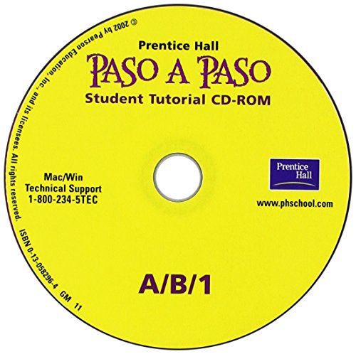 9780130582966: Student Tutorial CD-ROM - Paso a Paso A/B/1 (Spanish Edition)