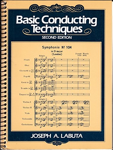 Stock image for Basic Conducting Techniques for sale by Iridium_Books