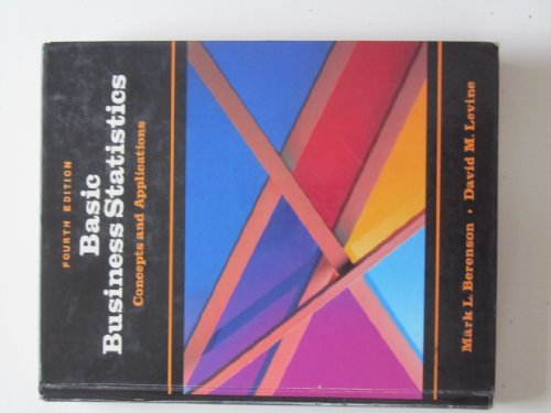 Imagen de archivo de Basic business statistics: Concepts and applications a la venta por HPB-Red