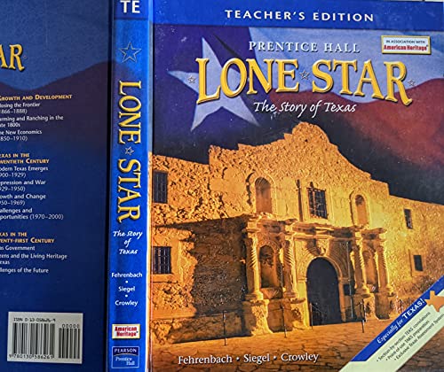 Stock image for Lone Star: The Story of Texas- Teachers Edition for sale by KuleliBooks