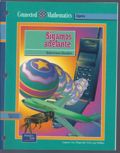9780130586582: CONNECTED MATHEMATICS 3RD EDITION SPANISH STUDENT EDITION MOVING STRAIGHT AHEAD GRADE 7 2002C