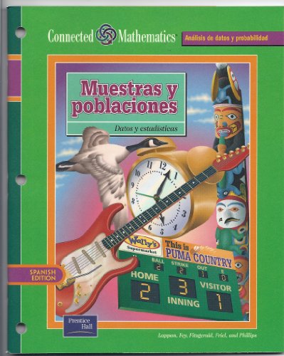 Stock image for CONNECTED MATHEMATICS 3RD EDITION SPANISH STUDENT EDITION SAMPLES AND POPULATIONS GRADE 8 2002C for sale by Iridium_Books