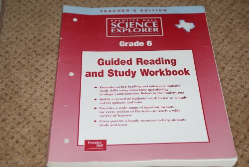 9780130587091 Prentice Hall Science Explorer Grade 6 Guided Reading and Study Workbook Texas
