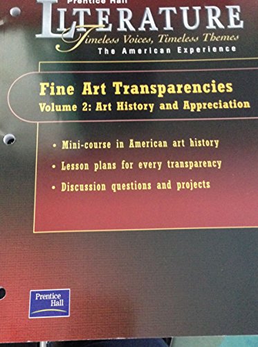 Beispielbild fr Literature Timelss Voices, Timeless Themes The American Experience (Fine Art Transparencies, Volume 2: Art History and Appreciation) zum Verkauf von Allied Book Company Inc.