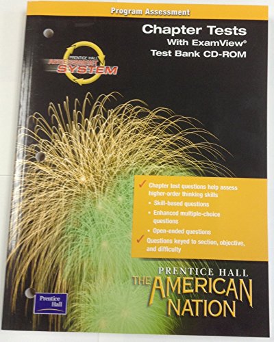 Imagen de archivo de The American Nation 9th Edition Survey Exam View Test Bank CD ROM 2003c a la venta por Iridium_Books