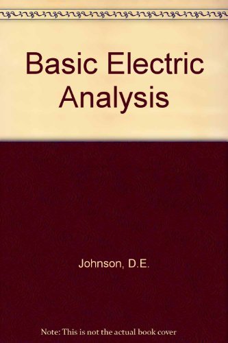 9780130601377: Basic Electric Analysis