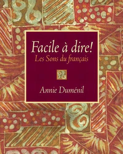 9780130601414: Facile  dire! Les sons du franais