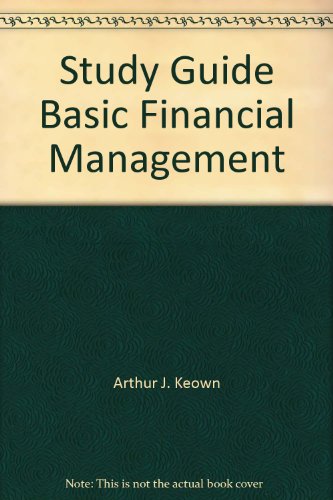 Beispielbild fr Study Guide Basic Financial Management zum Verkauf von Wonder Book