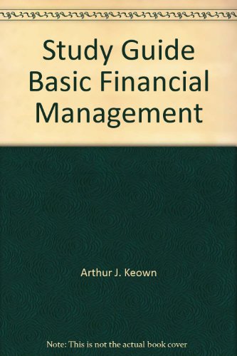 Stock image for Study Guide Basic Financial Management for sale by Wonder Book