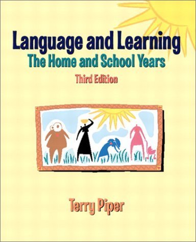 Imagen de archivo de Language and Learning: The Home and School Years a la venta por The Yard Sale Store