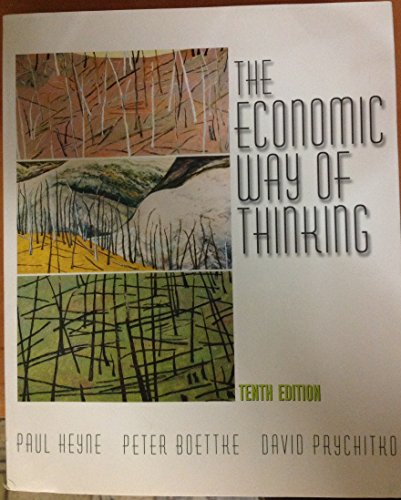 9780130608109: The Economic Way of Thinking (10th Edition)