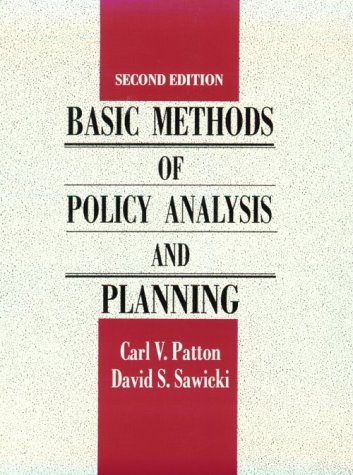 Imagen de archivo de Basic Methods of Policy Analysis and Planning a la venta por ThriftBooks-Dallas