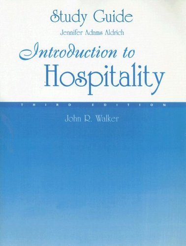 Stock image for Introduction to Hospitality for sale by Phatpocket Limited