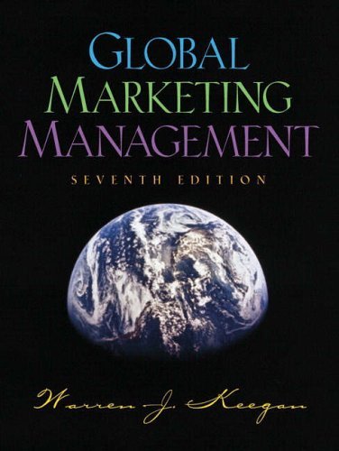 Beispielbild fr Global Marketing Management: International Edition zum Verkauf von MusicMagpie