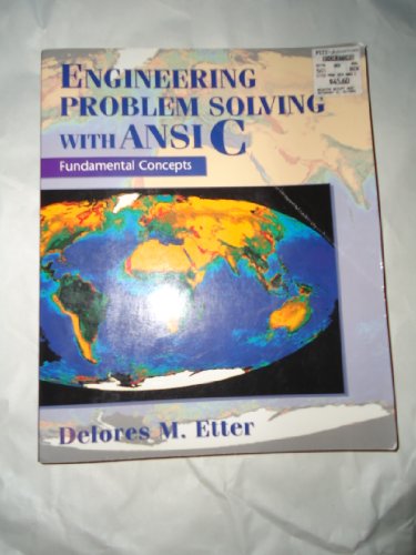 Imagen de archivo de Engineering Problem Solving with ANSI C: Fundamental Concepts (Book/Disk Package) a la venta por Irish Booksellers