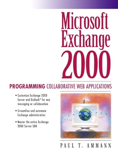 Imagen de archivo de Microsoft Exchange Server 2000 - Programming Collaborative Web Applications a la venta por Basi6 International