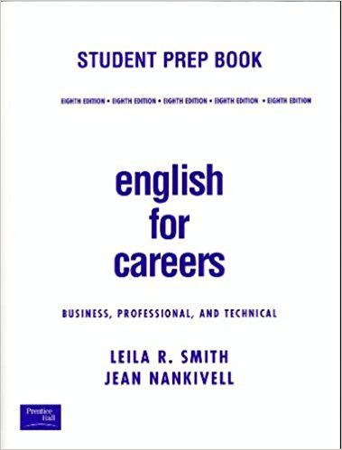 Imagen de archivo de English For Careers: Student Prep Book, Eighth Edition a la venta por Wonder Book