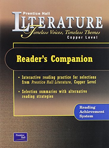 Stock image for Prentice Hall Literature Timeless Voices Timeless Themes 7th Edition Reader's Companion Grade 6 2002c for sale by ThriftBooks-Atlanta