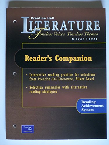 Stock image for PRENTICE HALL LITERATURE TIMELESS VOICES TIMELESS THEMES 7TH EDITION READER'S COMPANION GRADE 8 2002C for sale by Allied Book Company Inc.