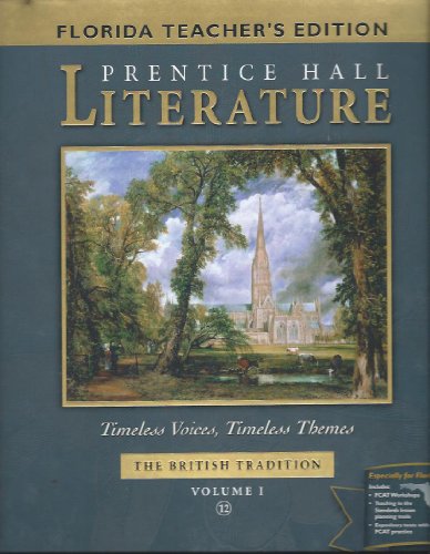 Stock image for PRENTICE HALL LITERATURE, FLORIDA TEACHER'S EDITION, VOLUME l, THE BRITISH TRADITION for sale by mixedbag